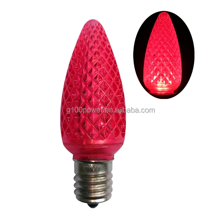 Top Quality IP68 Outdoor Rated LED C9 Christmas Light Replacement Bulbs 11 Colors
