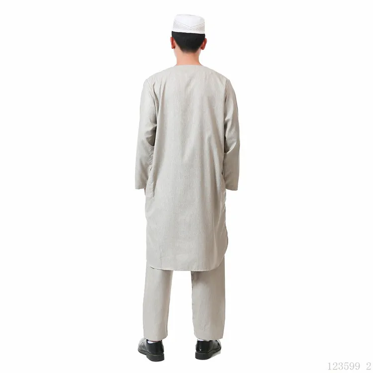 High quality men islamic abaya clothing muslim arabic dubai traditional robe thobe