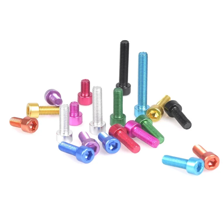 High Quality Titanium Flying Saucer Head Screw for Car with Colorful Style Aluminum Screw