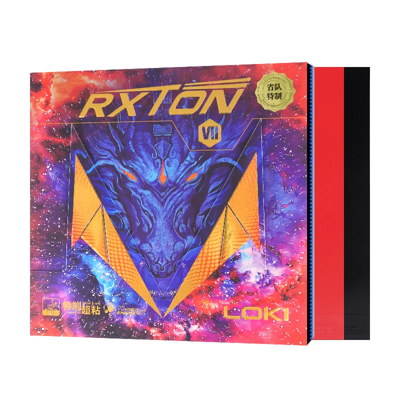 LOKI Hot sell RXTON 7 Sticky Ping Pong ITTF Approved Rubber Professional Table Tennis Racket Rubber