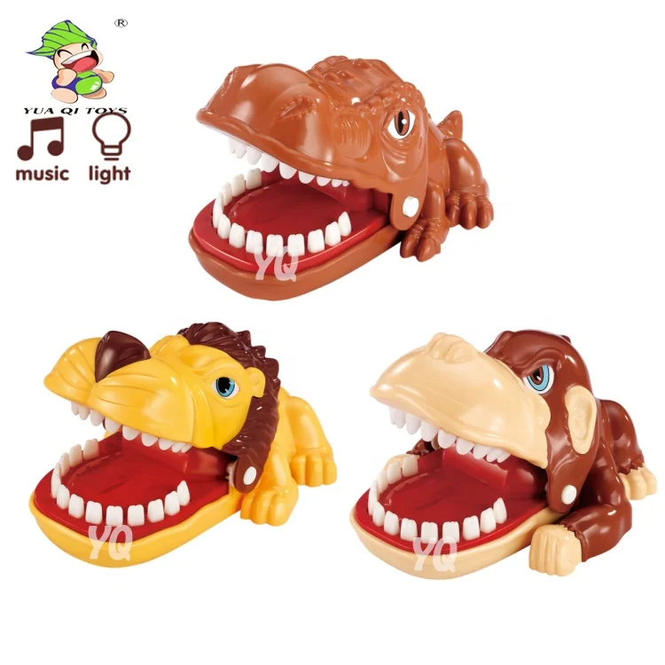 YQ New Item Funny Decompression Toy Plastic Crocodile Teeth Toys Game For Children