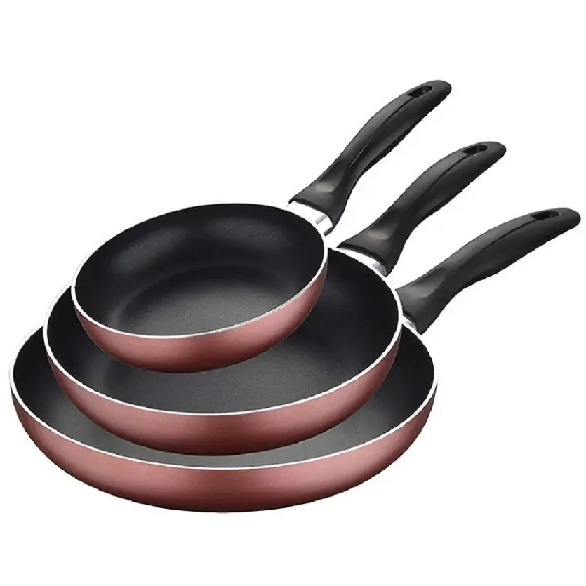 New Designs Chinese Double Burner Aluminum Marble Coating Induction Non-Stick Frying Pan