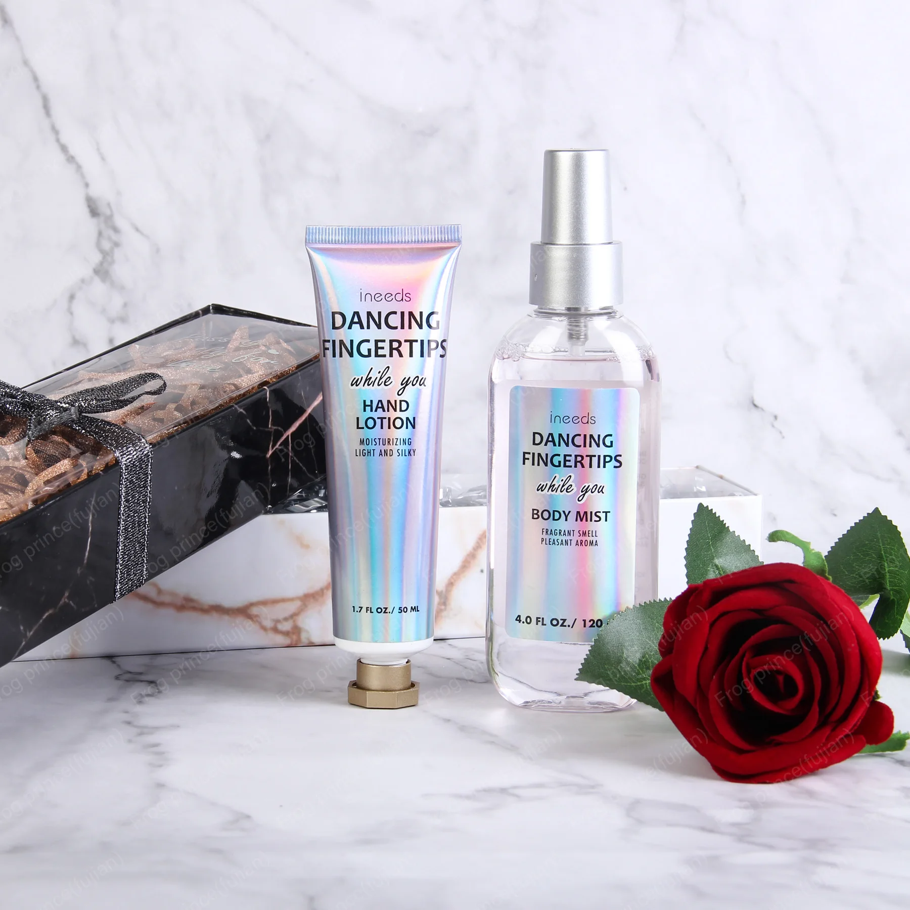 Wholesale new design beautiful artifical rose with dancing fingertips body perfume for ladies