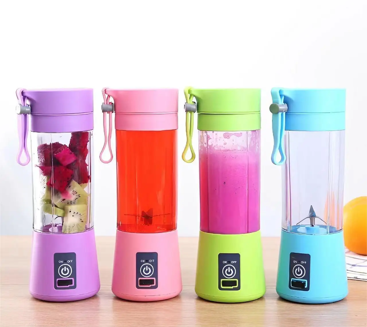 Mini Fruit Juicer 6 blades home USB charging multi-function portable juicer cup