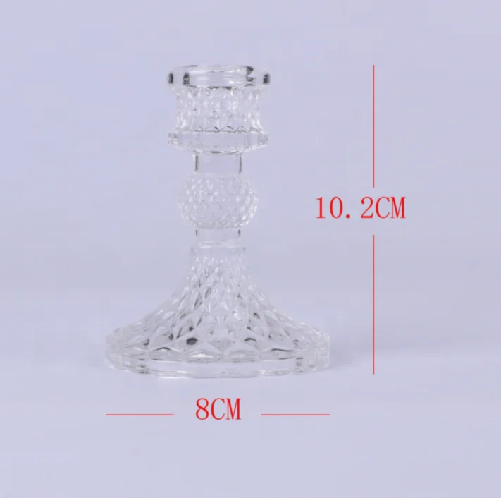 Candle Cylinder Christmas Decorative Luxury Pillar Lanterns And Candle Jars Weddings Crystal Glass Other Candle Holder
