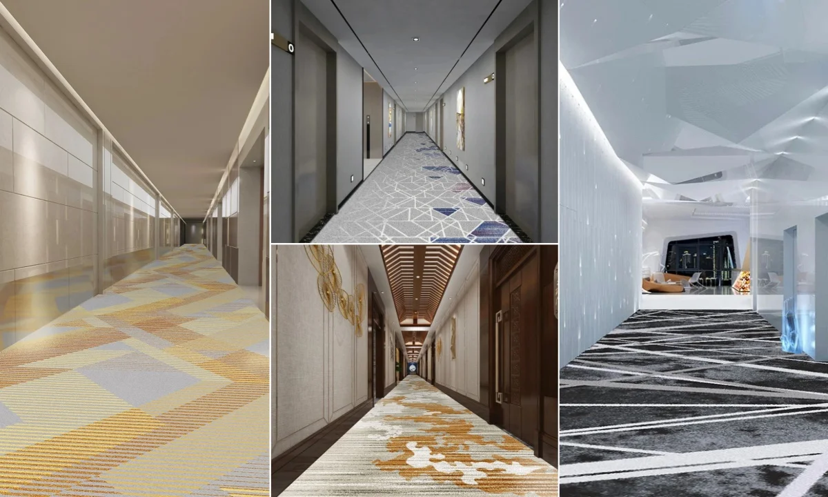 Customized Luxury Commercial Five-star Hotel Casino Conference Room Club Corridor Akminster Wall to Wall Printed Carpet