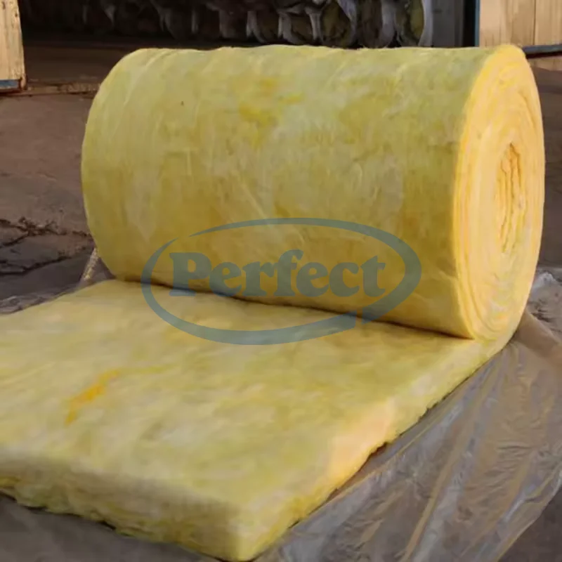 House Wall Inner Thermal External Wall Insulation Glass Wool 50mm Thickness Glass Wool Building Material Price