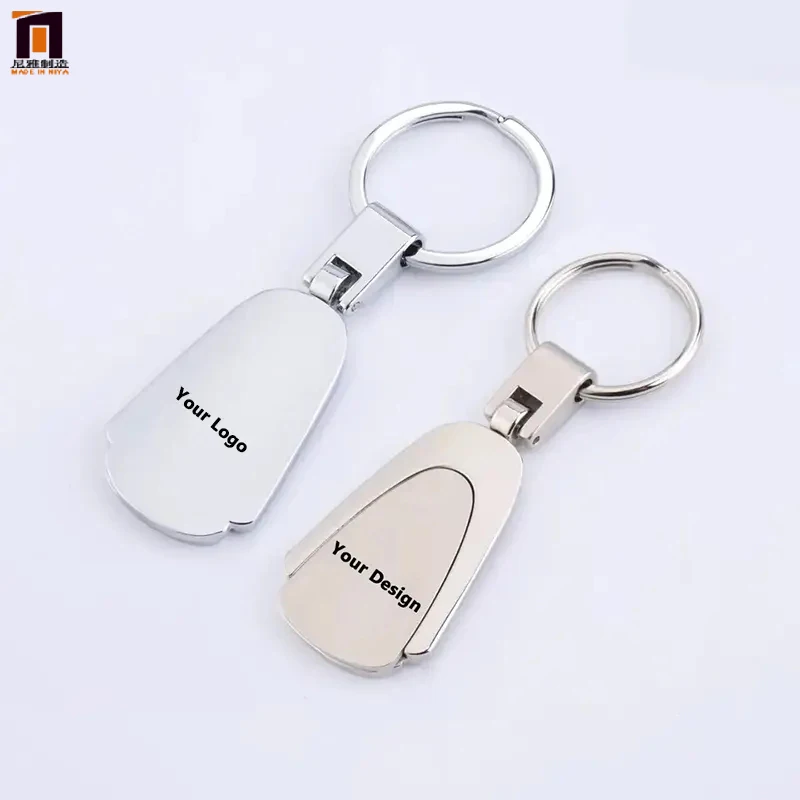 Wholesale Manufacturer Accessories Metal Key Ring Sublimation Luxury Keychain With Logo Designer Car Blank Custom Metal Keychain