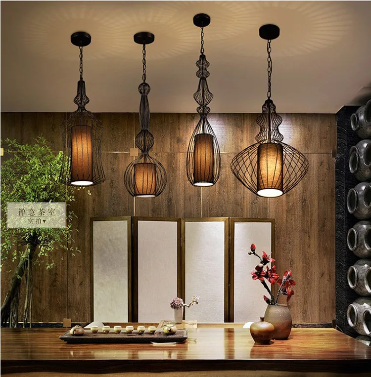 simple fancy vintage lamp black ceiling items for home and hotel decor metal frame
