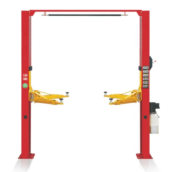 2 Post Car Lift Underground Garage Equipment Hydraulic Two Post Vehicle Parking Lift