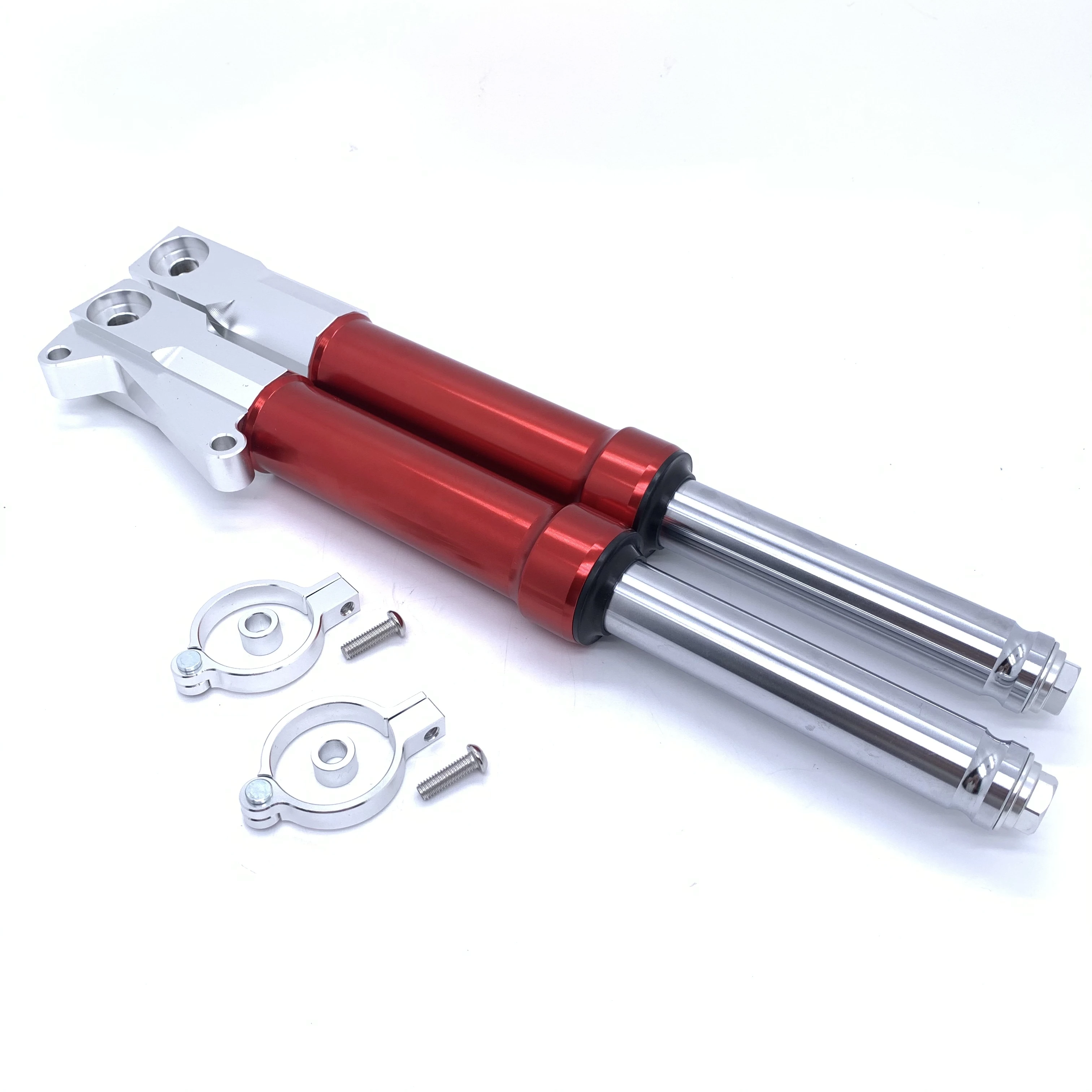 Aluminum alloy front shock absorber 27 cores 375MM length for 12MM centershaft straight mounted platform DIO
