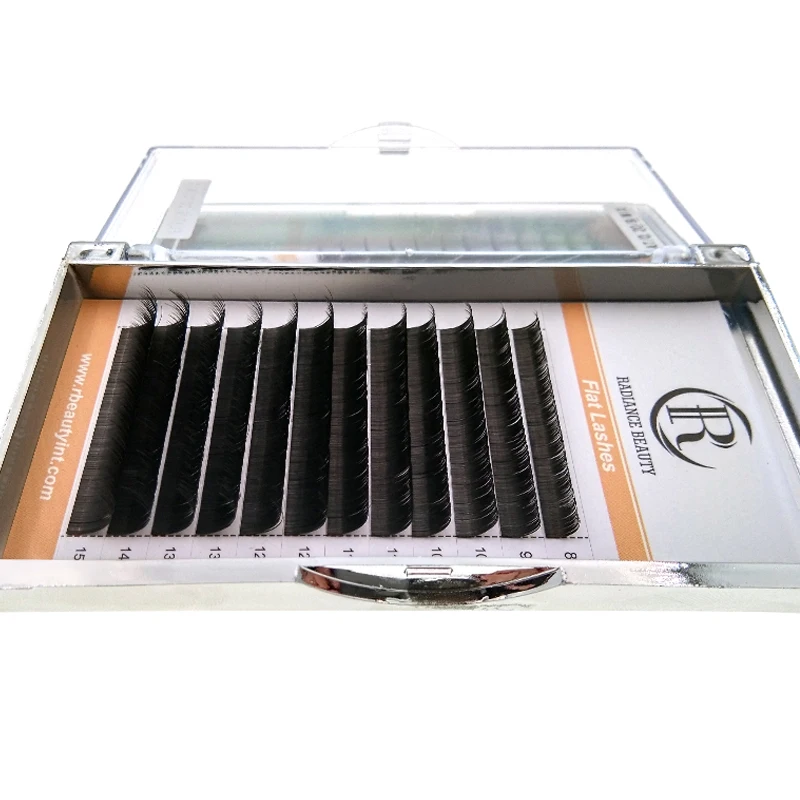 
Top Quality C CC D DD L LC LD M O curls volume Split Tip Ellipse Flat individual eyelash extensions in private label 