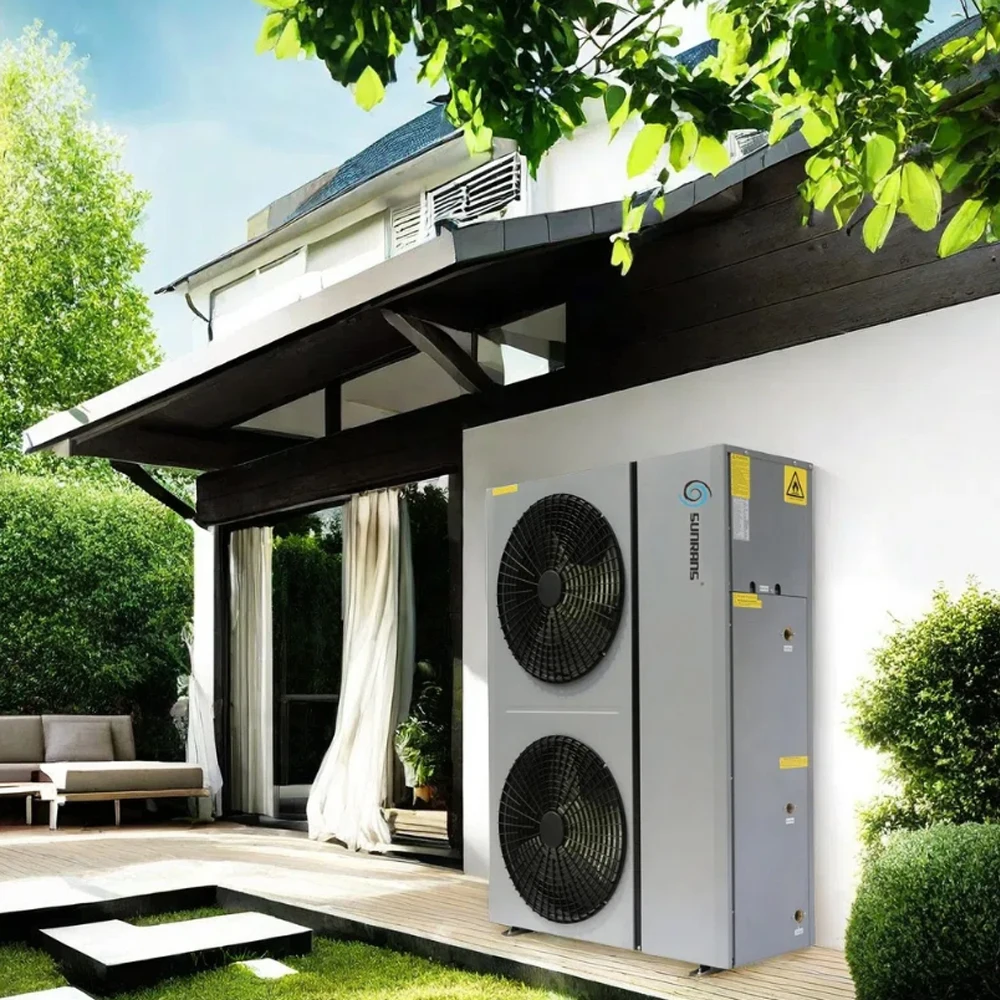 Sunrans Energy Saving Household DC Inverter 8HP Smart Wifi All in One Air Source Heat Pump Monoblock Heat Pump
