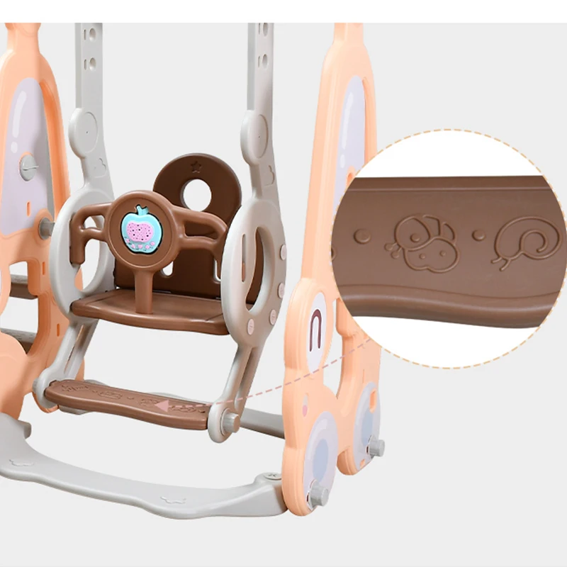 
Children Indoor Playground Baby Multifunctional Toys Kids Plastic Swing Slide 