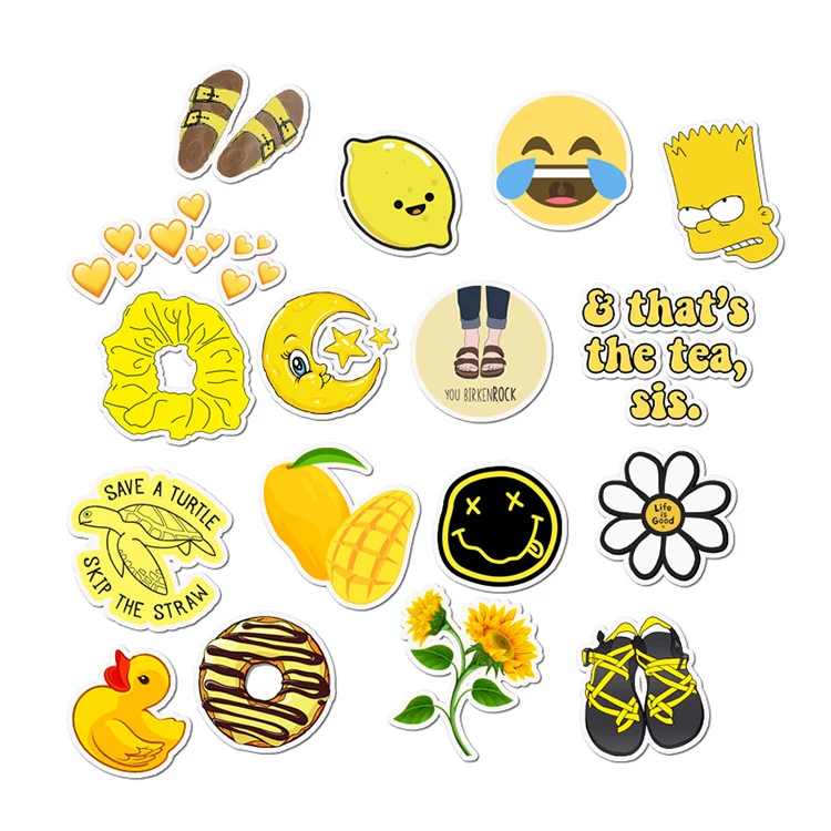 50Pcs Friends TV Show Stickers For Notebook Vinyl Skateboard Guitar Case Door Car Bike Laptop Luggage Stickers