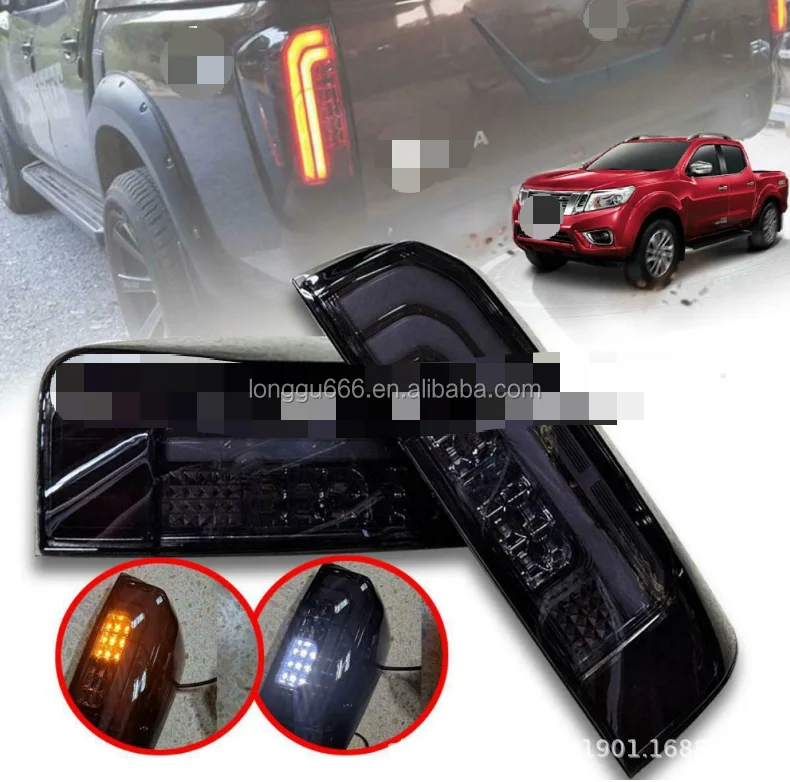 hot sale car Tail lights For Nissan Navara NP300 2016 Taillights LED DRL Running lights Fog lights angel eyes Rear parking