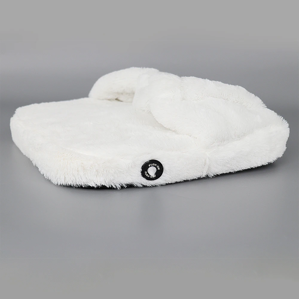 Comfortable Foot Slipper Cute Warm Feet Slippers Shoes with Battery for Home Office