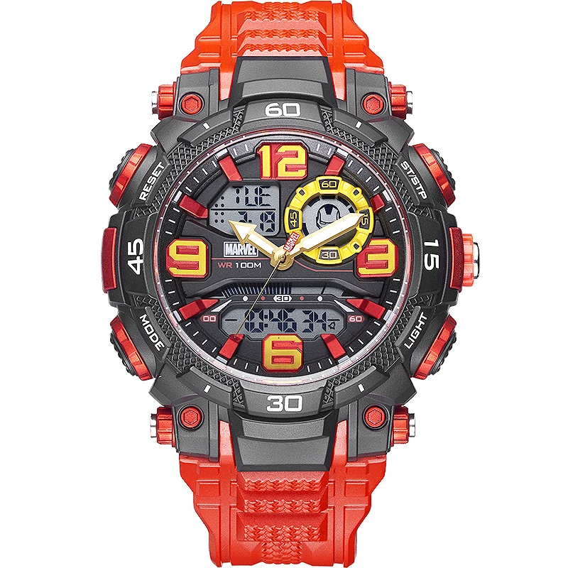 Relogio Masculino 2021 Sport Men Quartz Digital Watch Diving Watches Men 10ATM Waterproof Watch LED Dual Display Clock