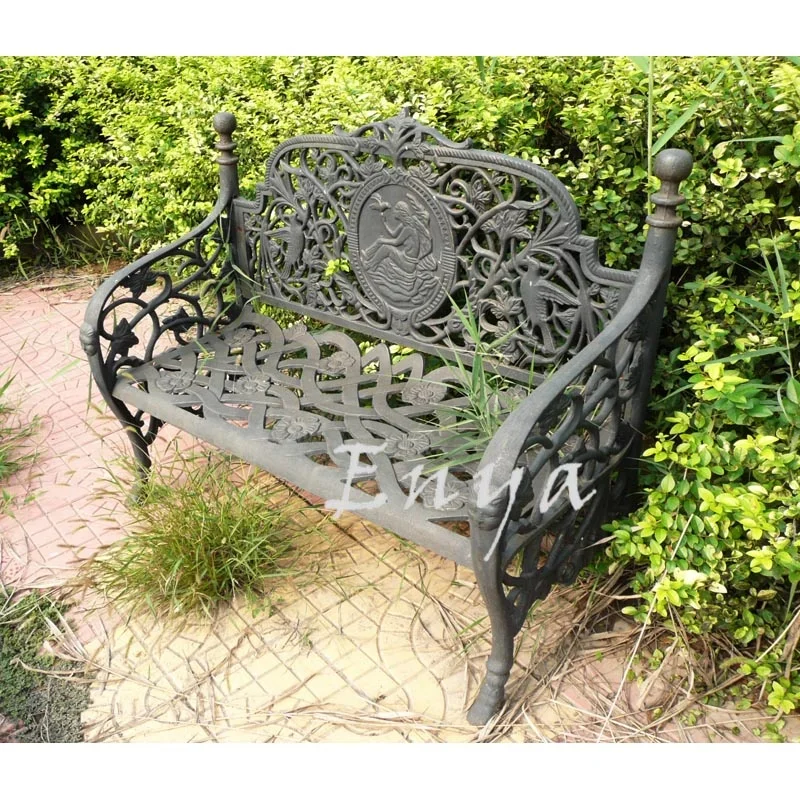 Heavy Duty Cast Iron Outdoor Furniture Patio Benches