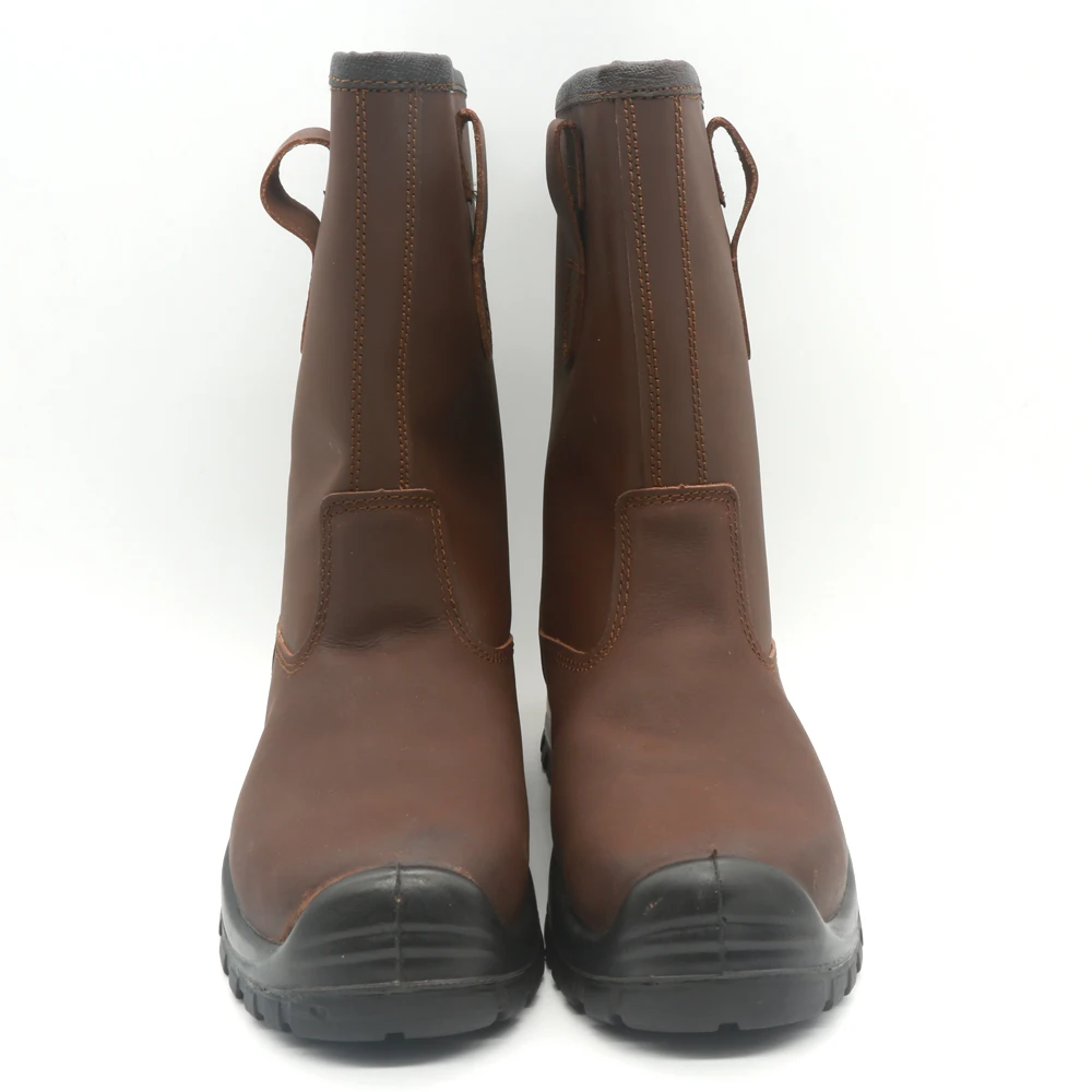 CE Verified Composite Toe Wood Land  Mens Leather Safety Work Boot