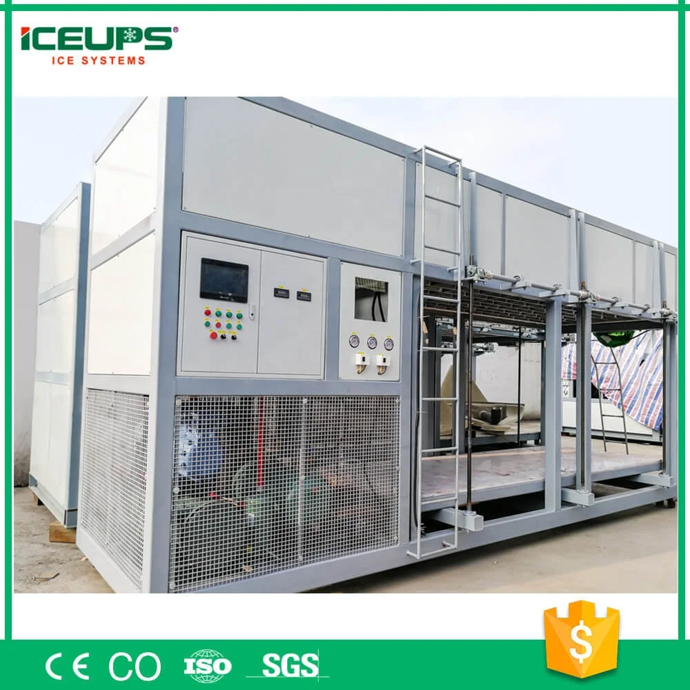 
Energy Saving Direct Cooling Ice Block Machine with Water Cooling / Evaporative Cooling KMBZ-10T 
