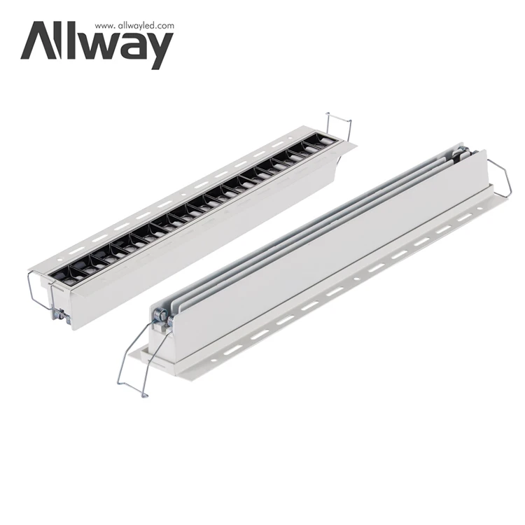 High Lumen Embedded Tube Office Working Environment 30W LED Linear Down Lamp Light System