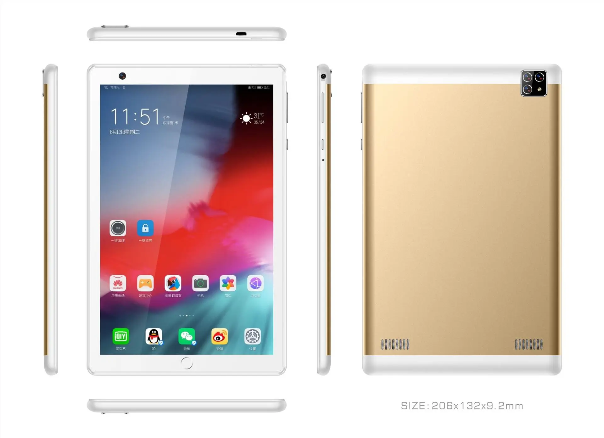 OEM 8 inch Android Tablet ODM Wholesale Tablets hot sales  New 8 Inch 3G Laptop Tablet PC for BUSINESS