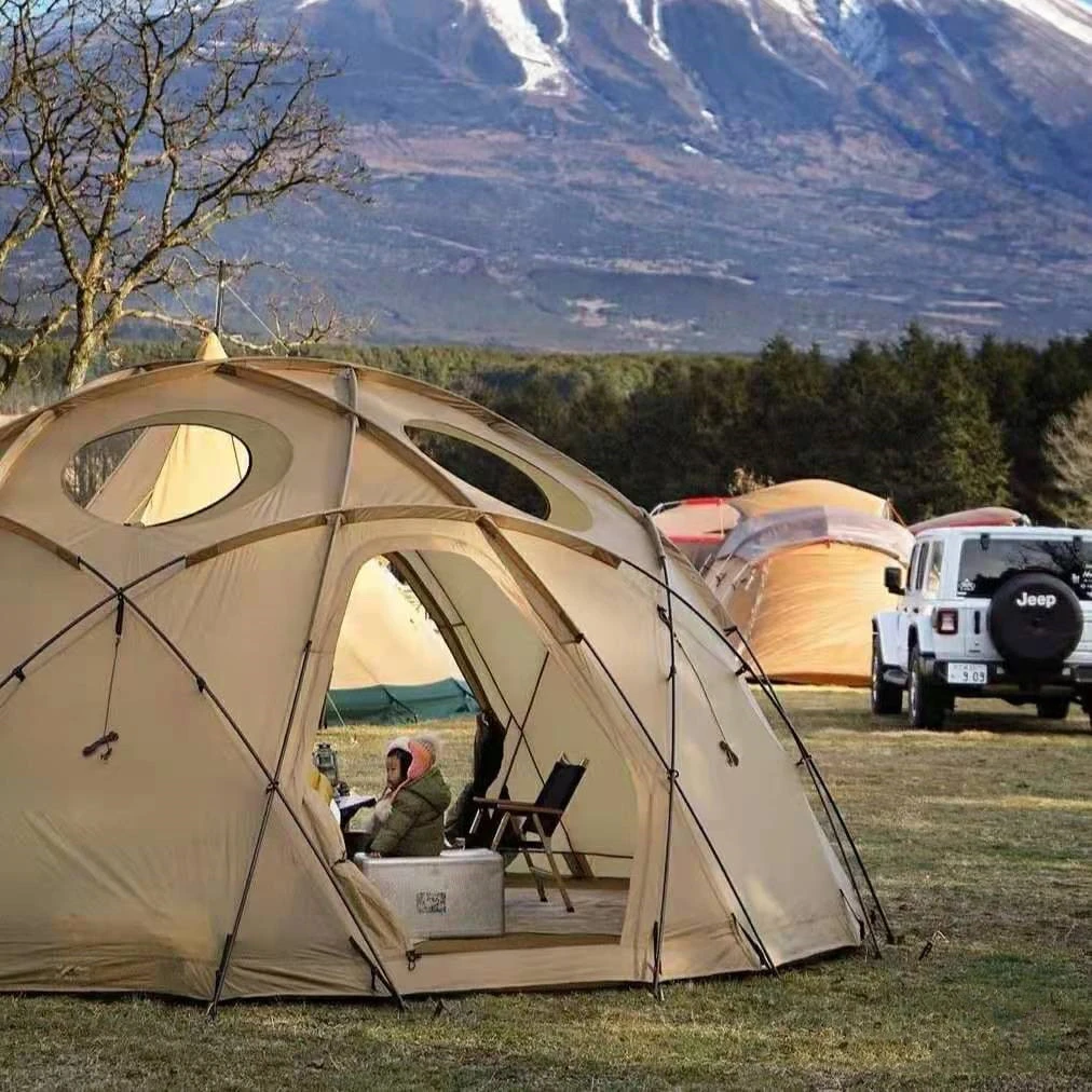 big large Waterproof  5 meters house room praetorium dome tent yurt tent