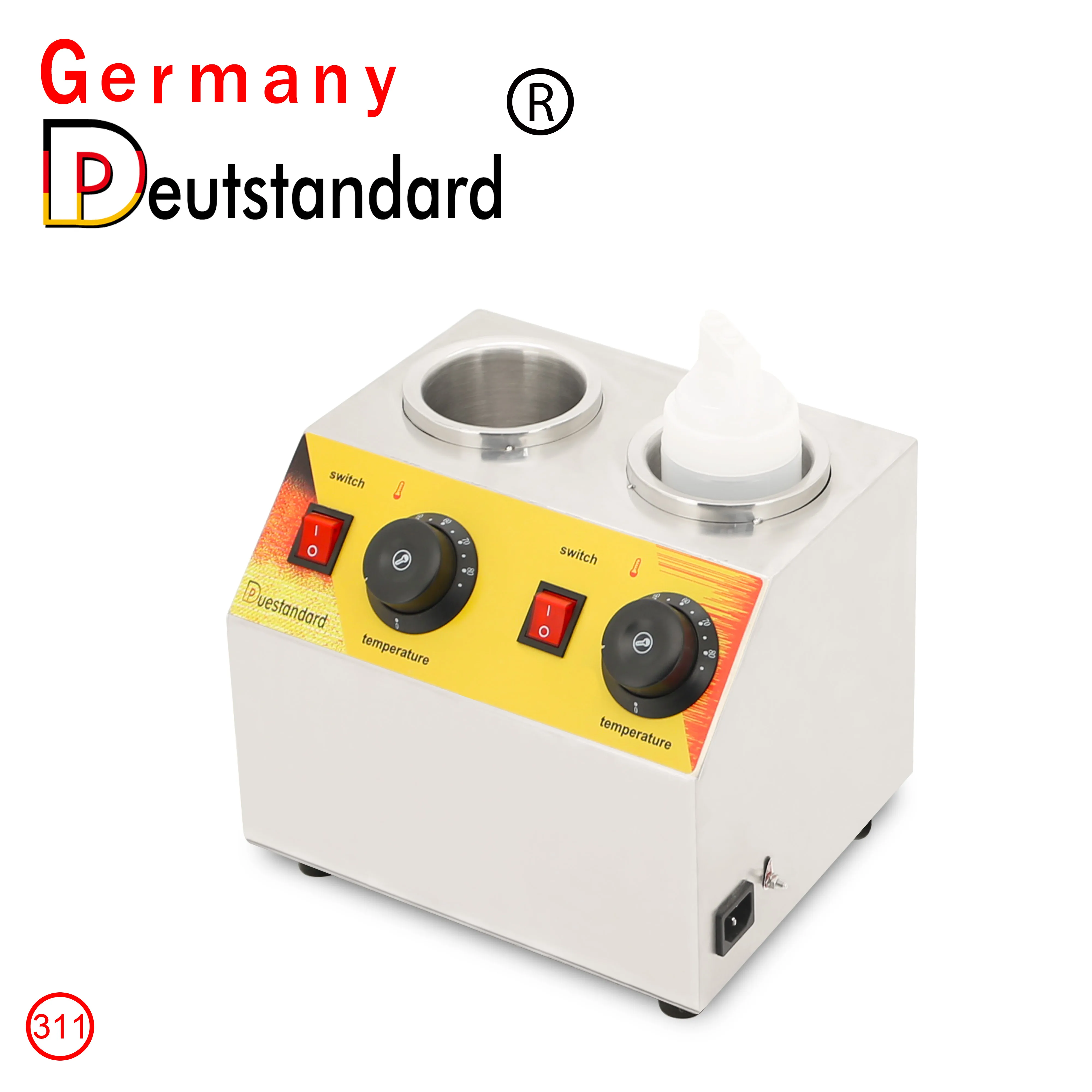 Electric Sauce Warmer Dispenser Caramel Cheese Chocolate Melting Machine