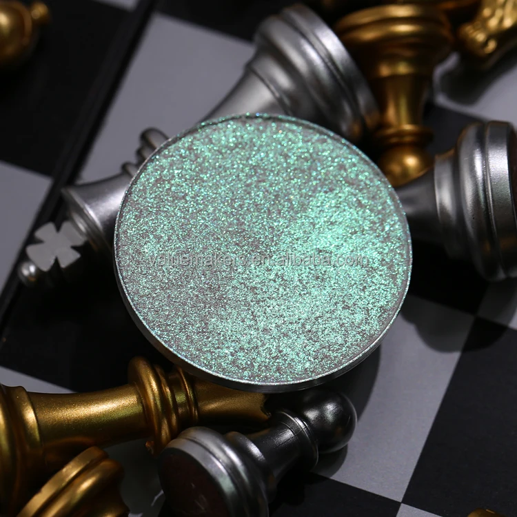 Luxury Pigmented Duochrome Glitter 36mm Makeup Highlighter Private Label Pressed Highlighter make up Palette