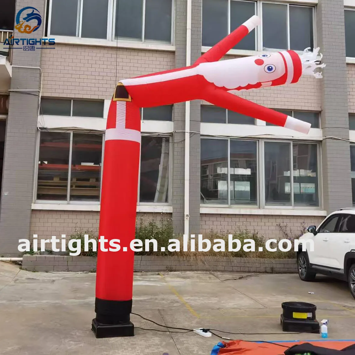 20ft High Inflatable Santa Claus Sky Air Dancer for Christmas Decoration