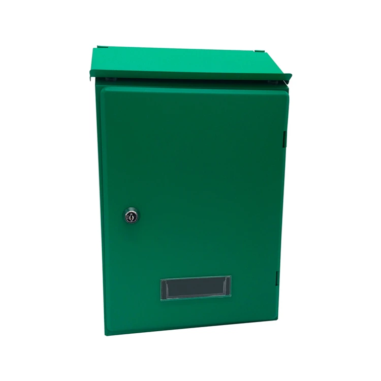 modern Plastic spraying of iron plate parcel letter box metal large letter postal box