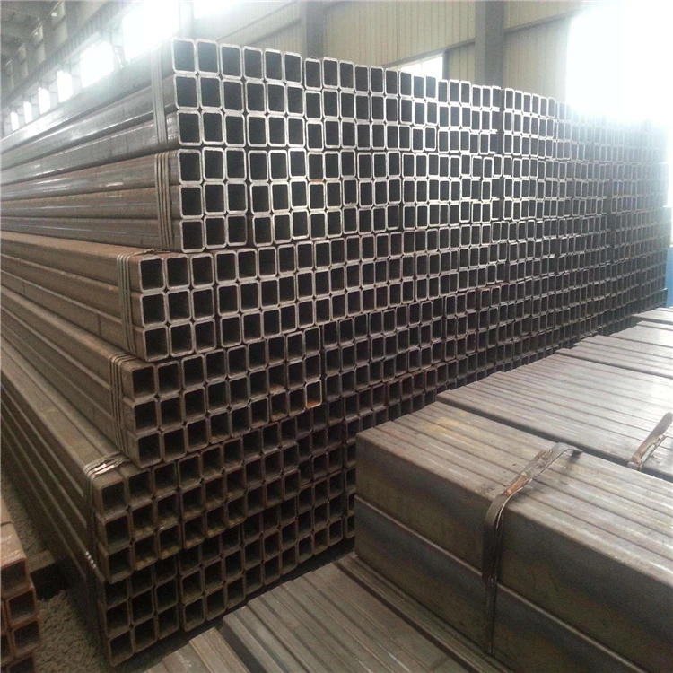 Tometal Black Hollow Section Carbon Steel Q235 Square Metal Tube Carbon Steel Pipe Tube
