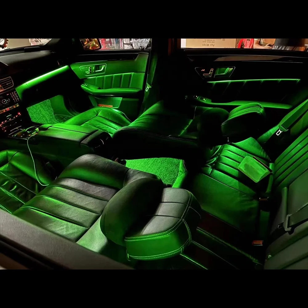 Auto 12 Colors A-pillar Hourglass Tweeter Luminous Ambient Light For Mercedes-Benz W166 W218 W292