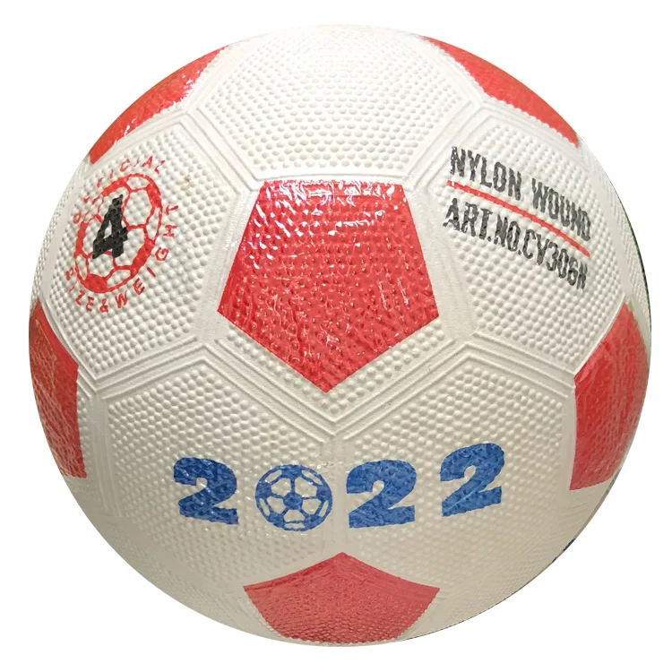Football size 4 rubber soccer ball Cangzhou factory 2022 football Cangzhou Factory custom logo and color size 5