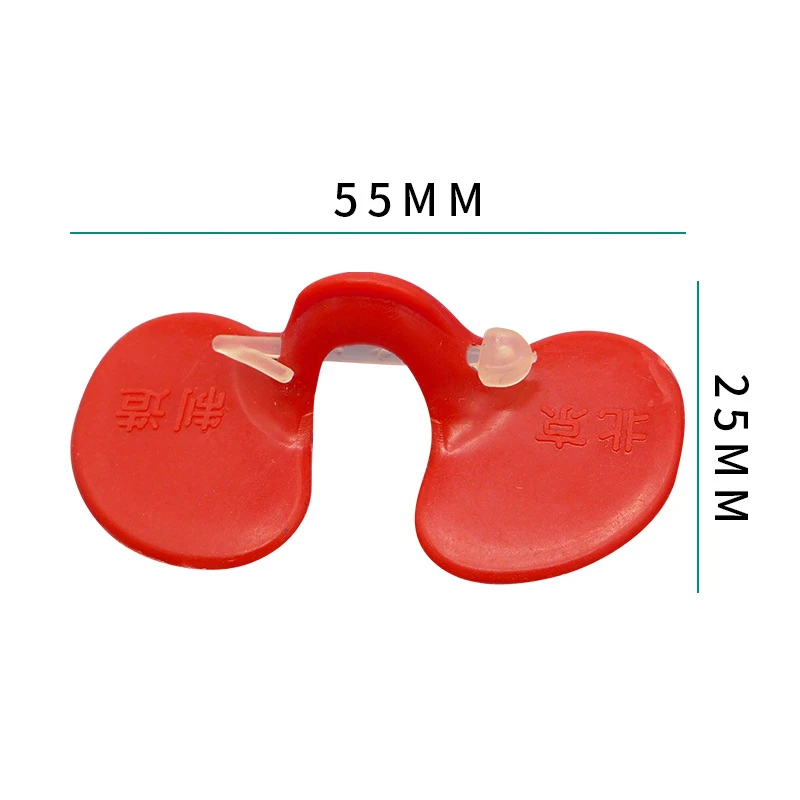Red Plastic Anti-pecking Poultry Equipment Chickens Eye glasses Chicken eye protector Poultry Eye Glasses