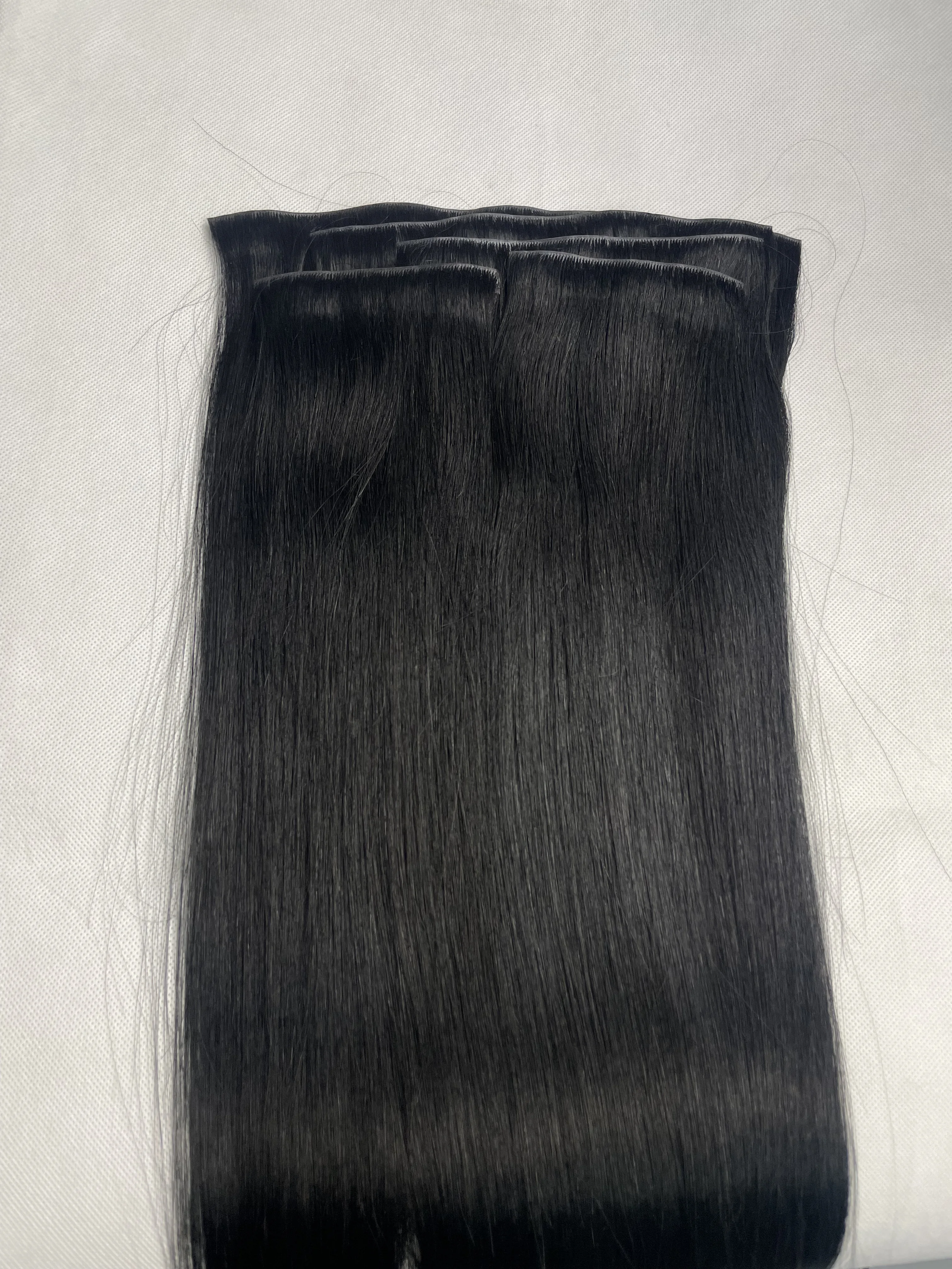 2024 new items seamless clip in invisible clip in hair extension