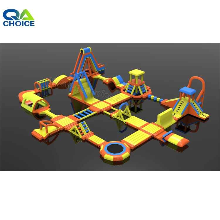 Commercial inflatable aqua water park design floating water park obstacle