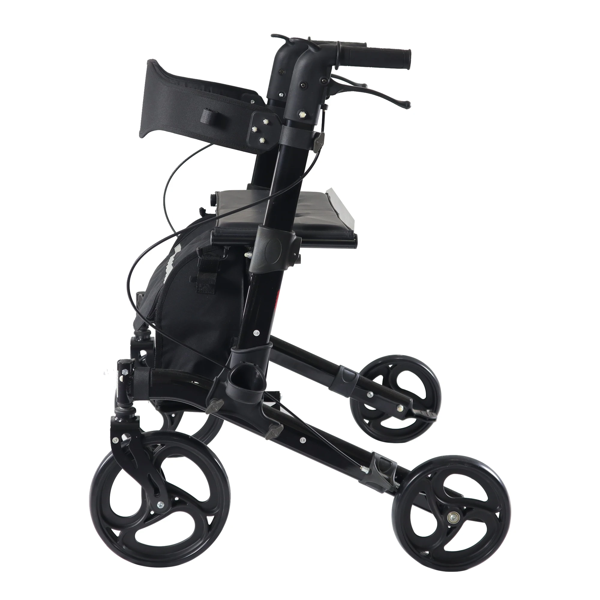 Removable Assisted Walking Aluminum Rollator with Disabled Scooter with Old People Wheelchair