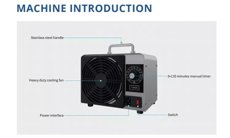 Popular home use 10g ozone generator machine/  generadores de ozono for air purifier / water sterilization