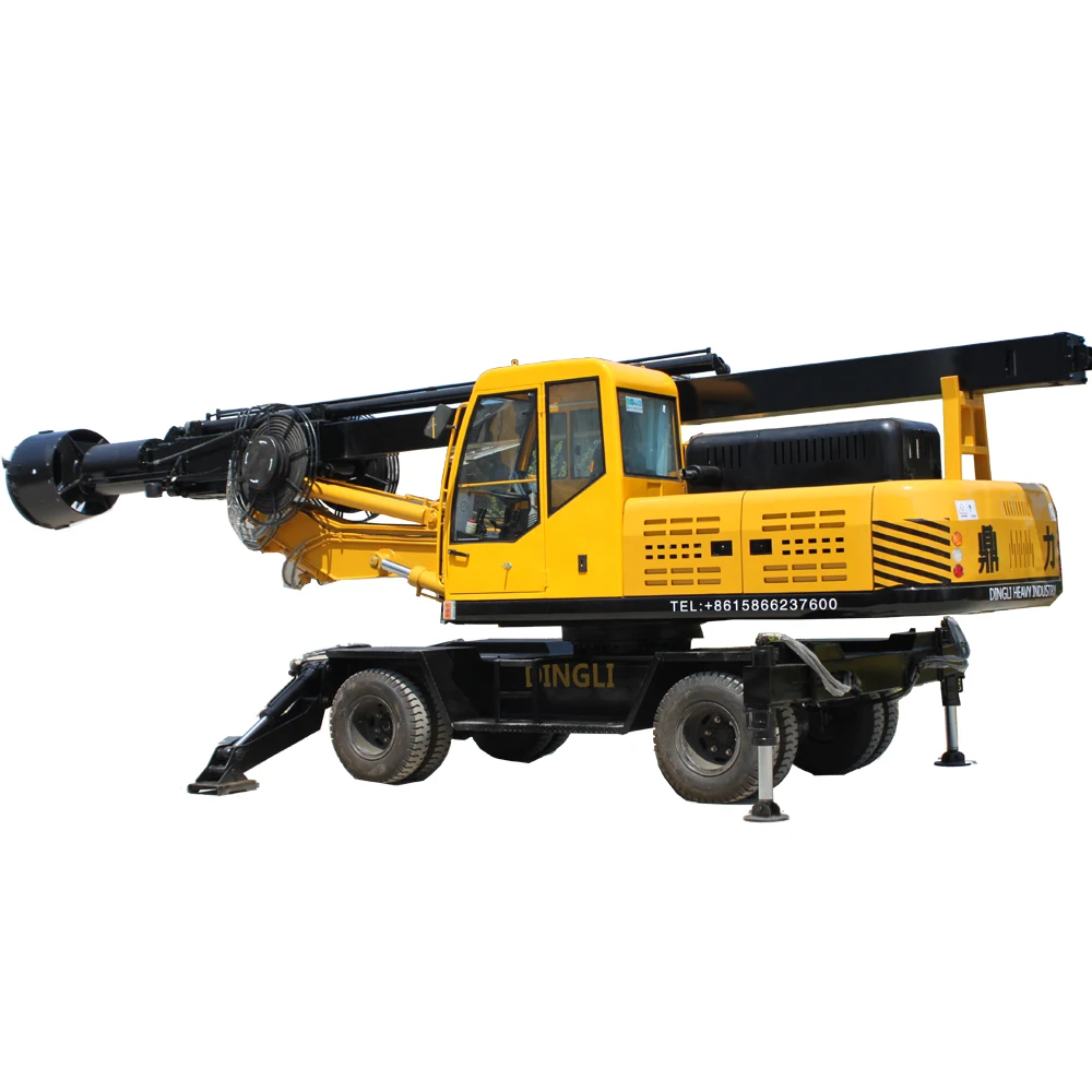 yahe heavy industry Low MOQ water well small auger pile drilling rig hydraulic drill rigs For Factory Direct Sale