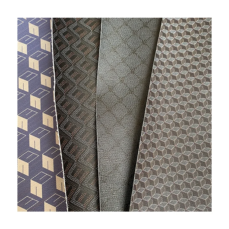 Wholesale 3D printed vinyl faux artificial synthetic PVC leather fabric for home textile bows bag