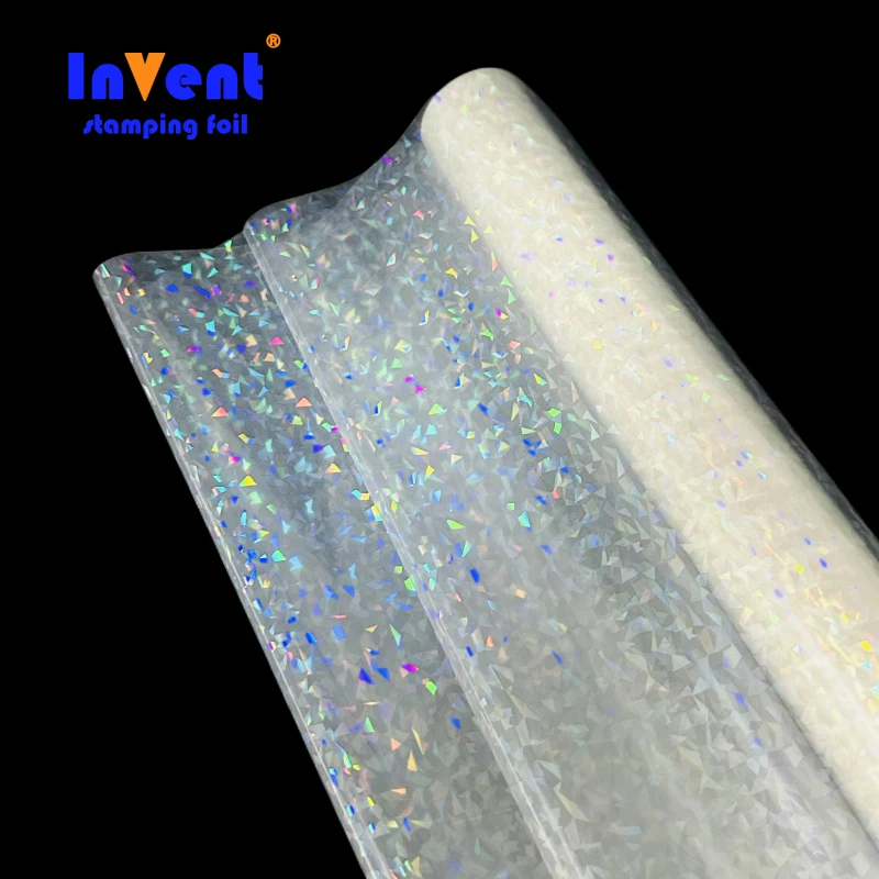 Low price Manufacturer transparent laser holographic laminator film Heat transfer hot stamping foil rolls