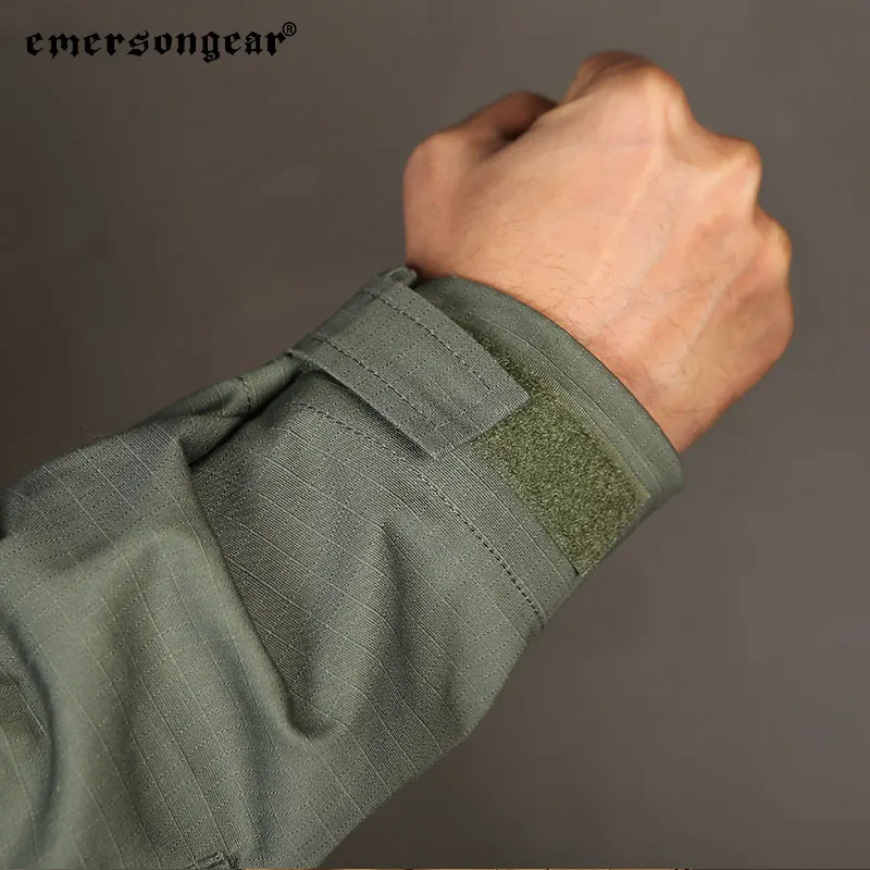  Зеленая Военная Рубашка Emersongear Multicam военная Униформа Rip-Stop тактическая армейская рубашка военные тактические