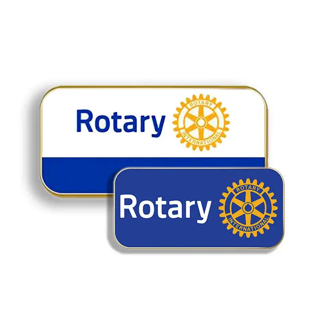 Metal Crafts Manufacturers China Metal Masonic Lions Clubs International Rotary Badge Enamel Custom Lapel Pin Rotary Souvenirs