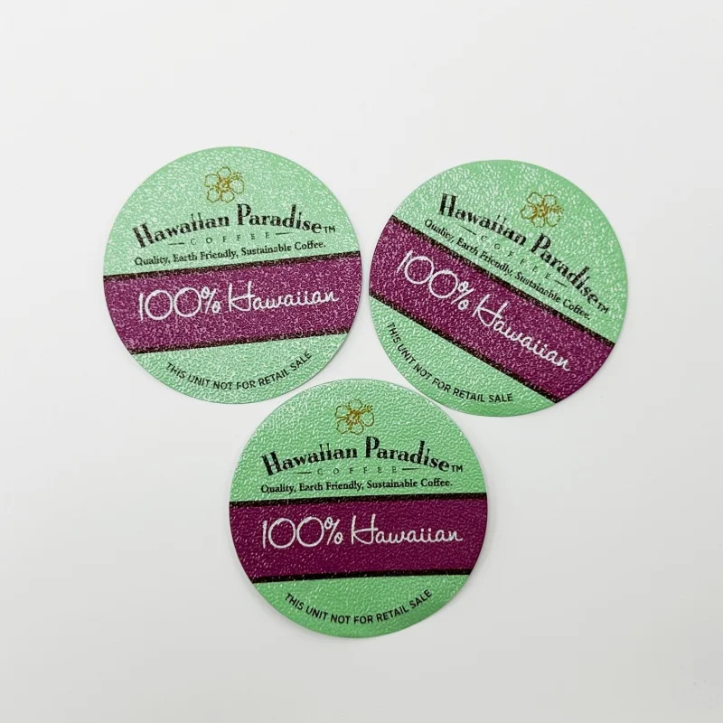 Wholesale Low Price 2.0 51mm Aluminum Foil Lid New Style K Cup Coffee Capsules Sealer