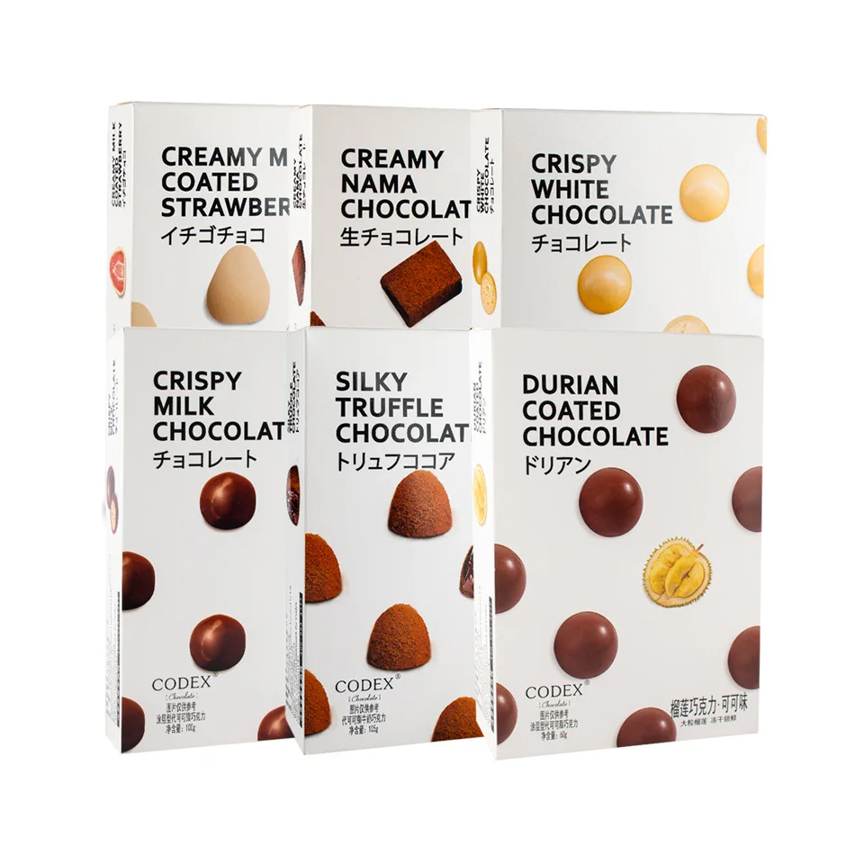 Wholesale China Strawberry chocolate milk flavor natural cocoa truffle chocolate Netflix candy small snacks Hot Sale