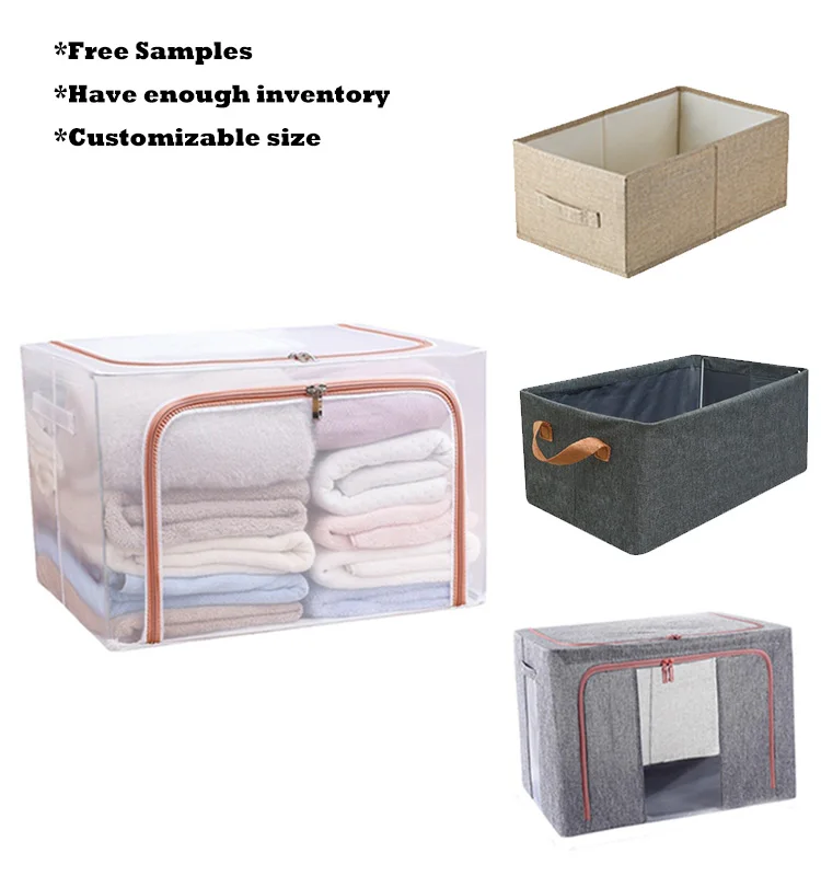 Big Plastic White Quilt Pvc Clear  Acrylic Wire Mesh Quilt Fabric Storage Box Bag Stackable Bins for Quilts