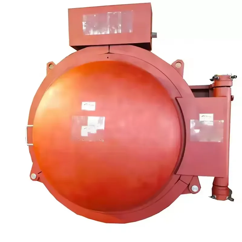 Vertical Clamp Type Quick Opening Closure For Pig Launcher Receiver