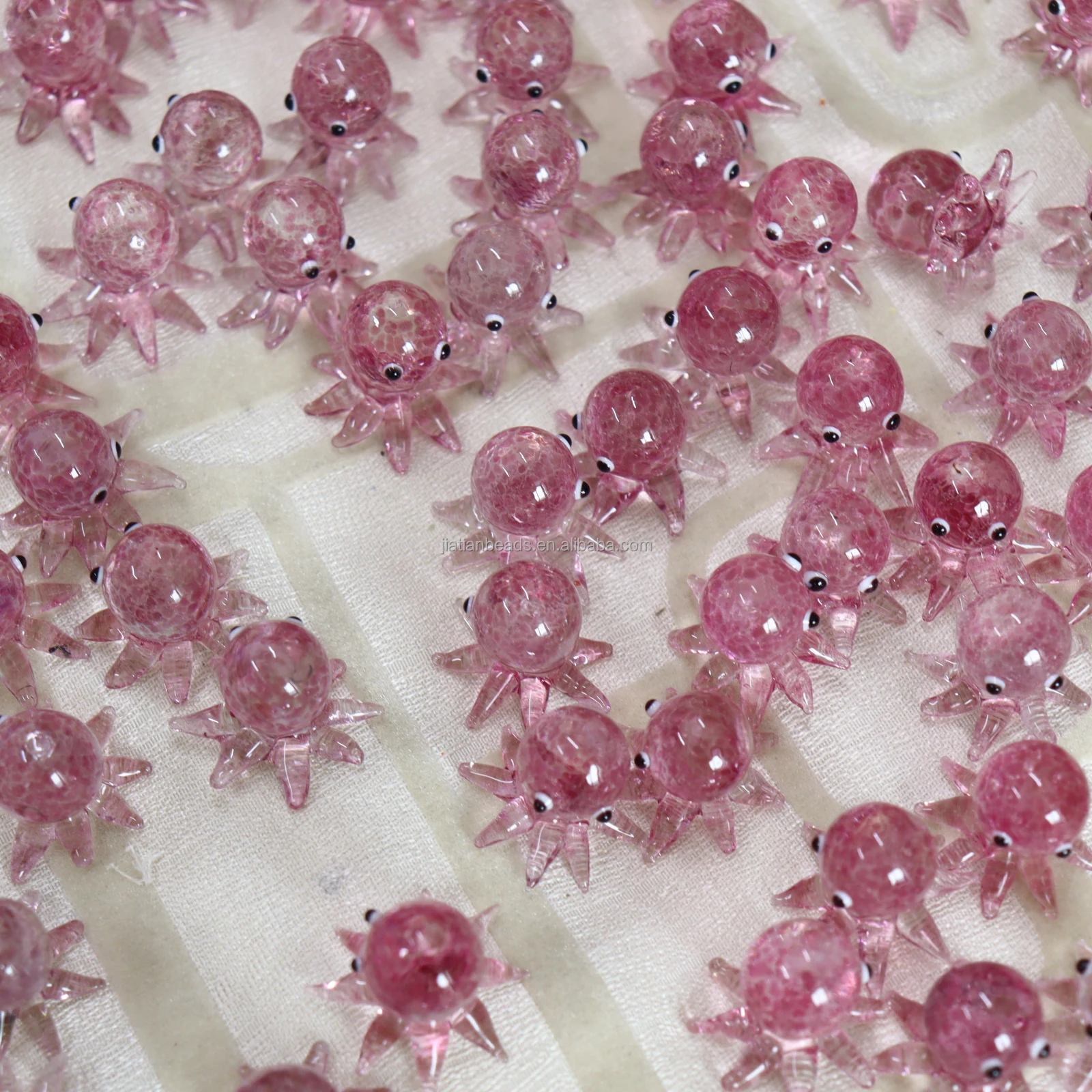 factory customize cute octopus glass animal miniature figurine home decor office decor